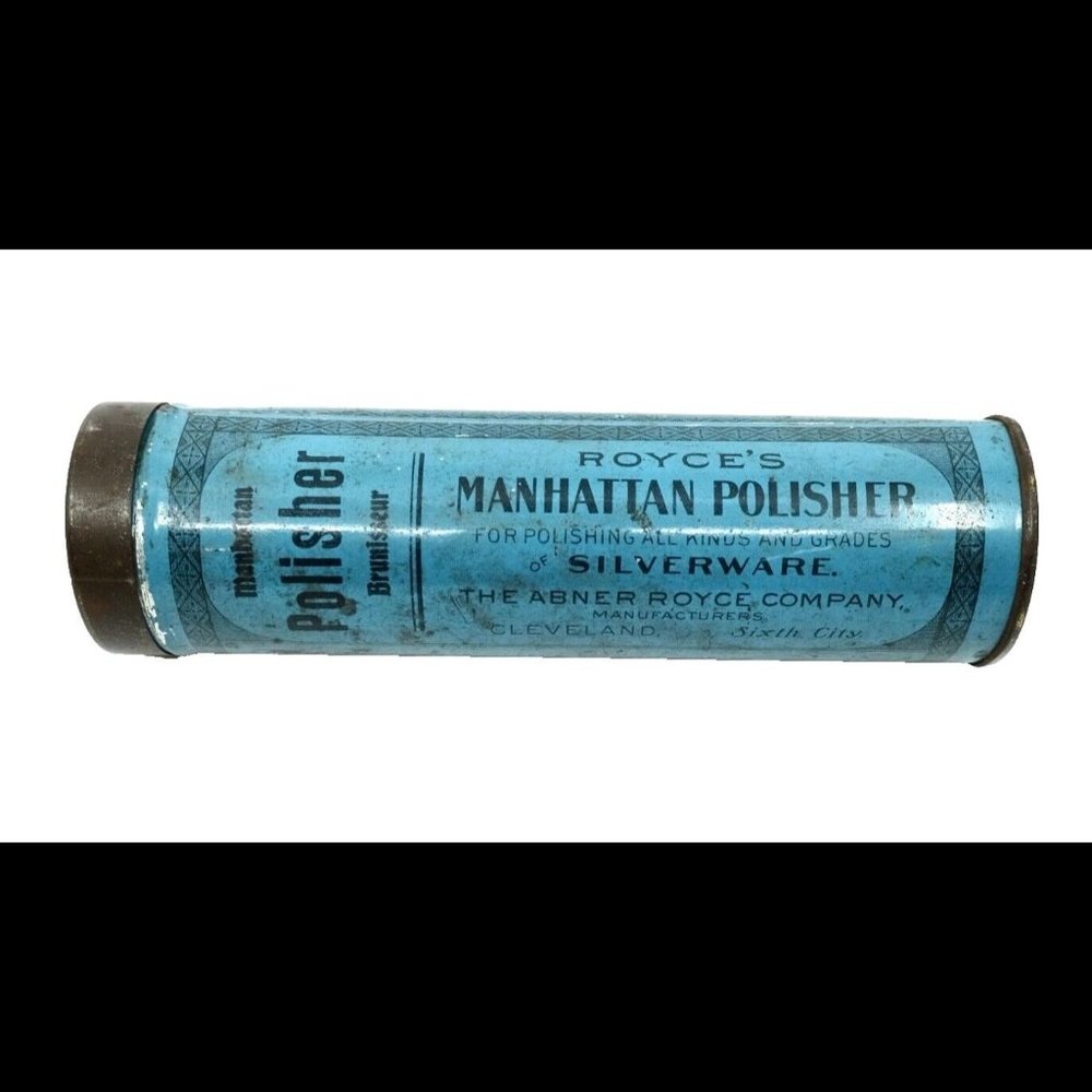 1910 ABNER ROYCE CO-CLEVELAND OHIO-Manhattan Polisher TIN & Polishing Chamois